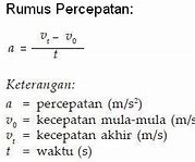 Rumus Mencari Kecepatan Awal Glbb